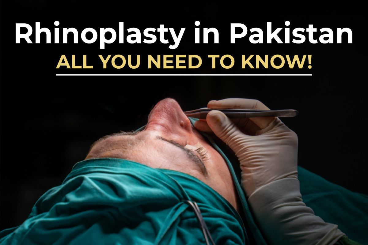 Rhinoplasty before and after results by Consultant Surgeon Dr. Muhammad Salman Islamabad.